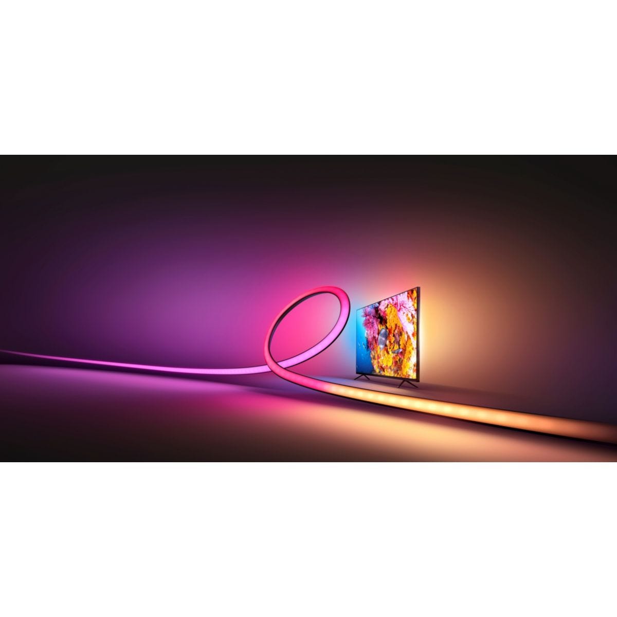 Ruban LED PHILIPS HUE W&C Lightstrip Play Gradient TV 55'' 1