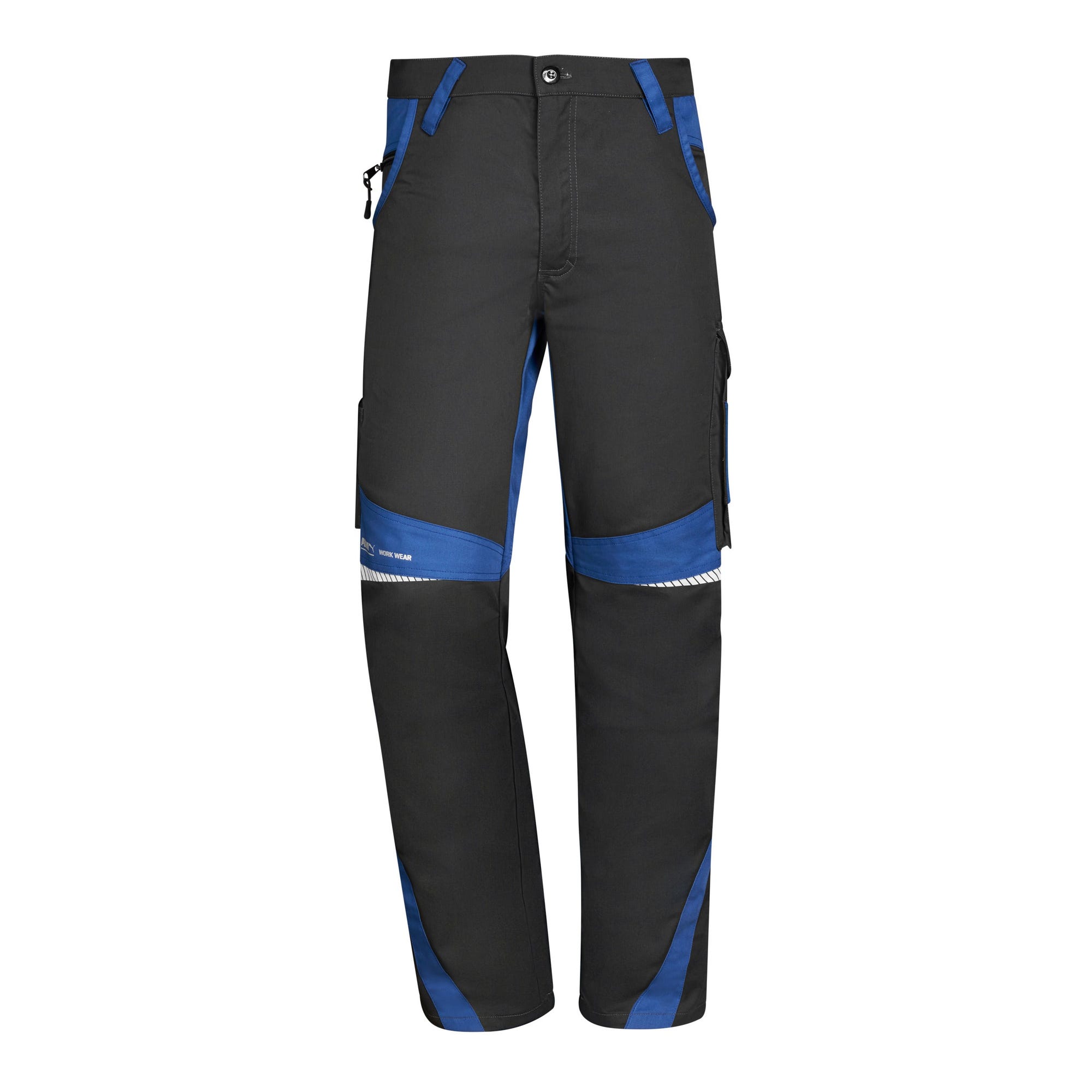 Puma - Pantalon de travail avec zones réfléchissantes - Gris / Bleu - 38 5