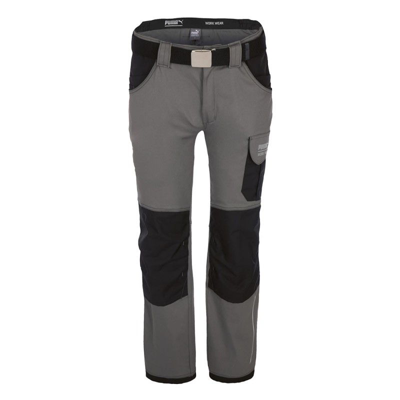 Puma - Pantalon de travail Homme imperméable à l'eau - Gris / Noir - 46