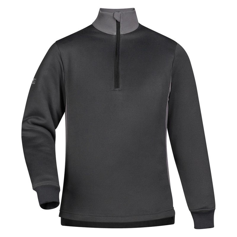 Puma - Sweat-shirt col zippé Mixte - Noir / Gris - 5XL