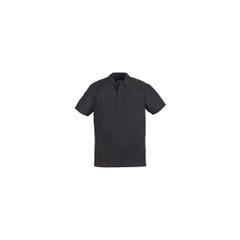 SAFARI Polo MC noir, 100% coton, 220g/m² - COVERGUARD - Taille M