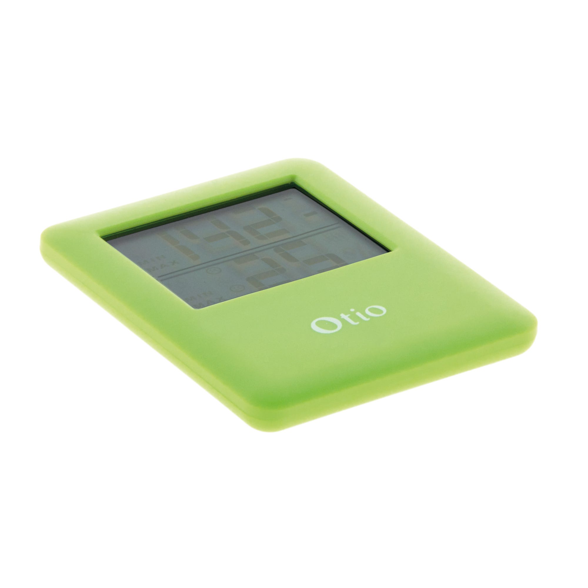 Thermomètre hygromètre digital intérieur vert - Otio 1