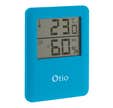 Thermomètre hygromètre digital intérieur bleu - Otio