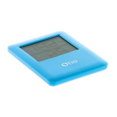Thermomètre hygromètre digital intérieur bleu - Otio 1