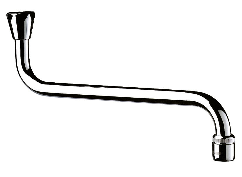 Bec universel horizontal F1/2 L.300 H.120 brise-jet réglable Delabie
