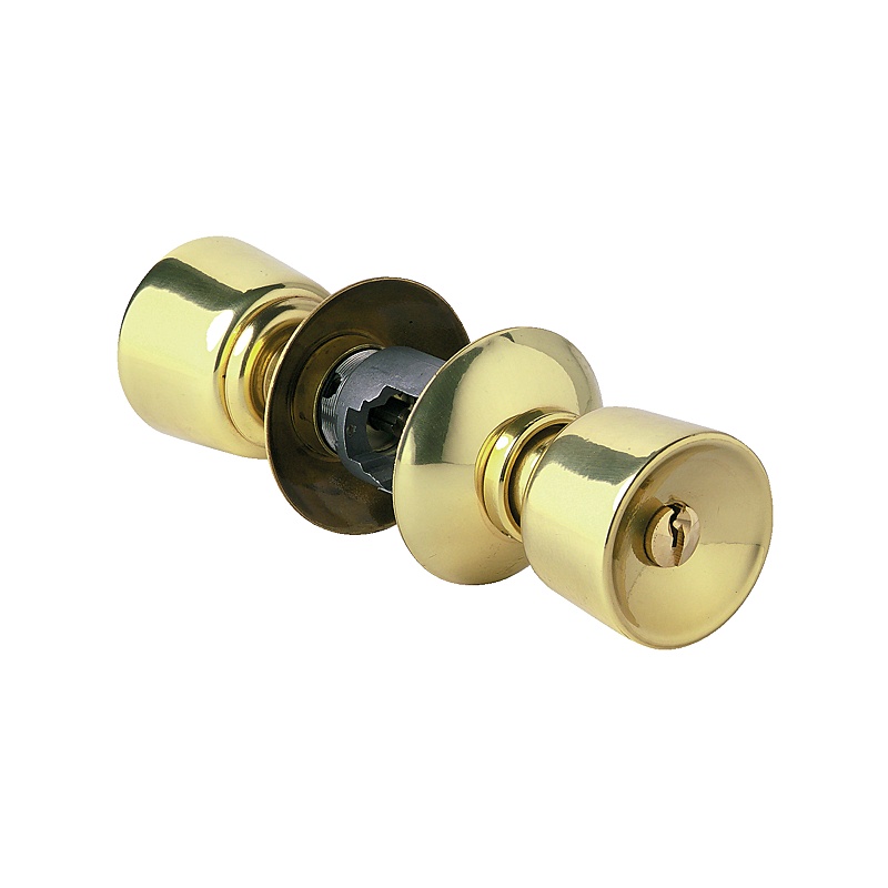 Serrure tubulaire cylindrique L63,5 bouton tulipe ROS J inox - VACHETTE - 19267000