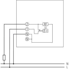 Thermostat mécanique 3 fils RAMSES 701blanc - THEBEN - 7010001 1