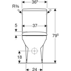 Pack WC au sol compact complet RENOVA sortie multidirectionnelle - GEBERIT - 501.859.00.1 4