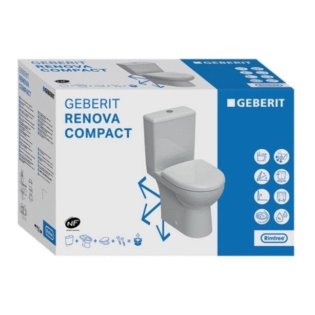 Pack WC au sol compact complet RENOVA sortie multidirectionnelle - GEBERIT - 501.859.00.1 2