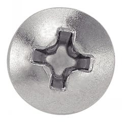 Vis à métaux tête cylindrique bombée philips inox A2 DIN 7985 3X4 boîte de 200 - ACTON - 622173X4 1