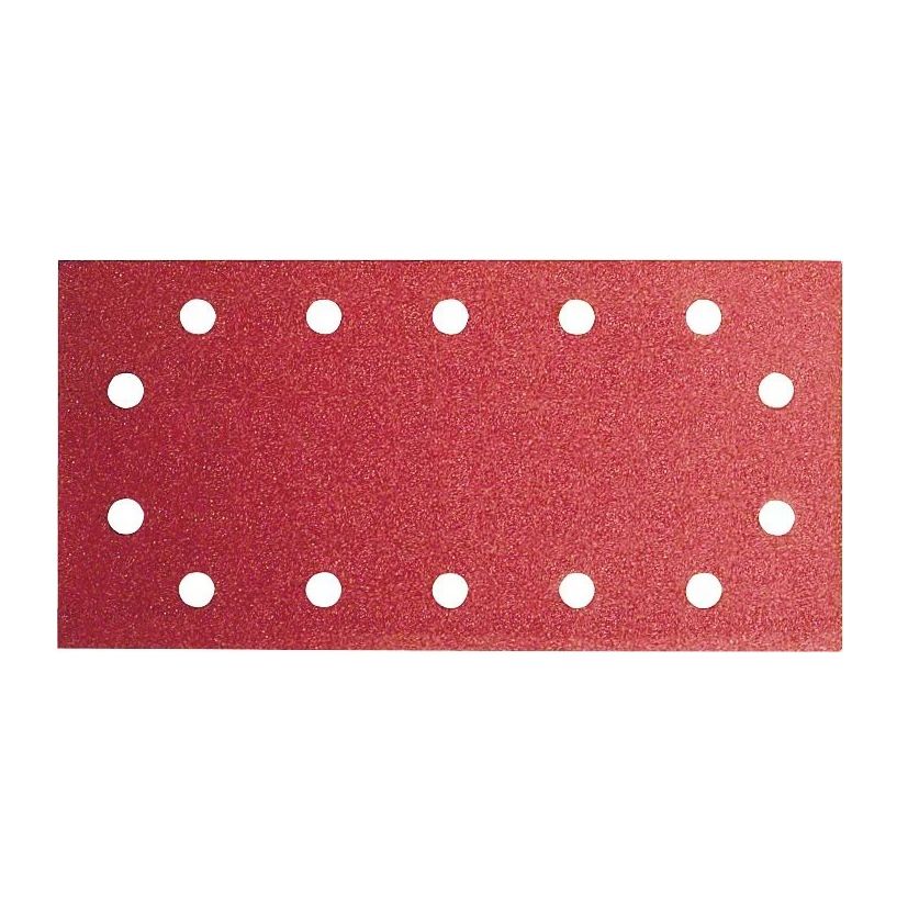Boîte de 10 abrasifs velcro perforés 115x230mm G60 - BOSCH - 2608605316