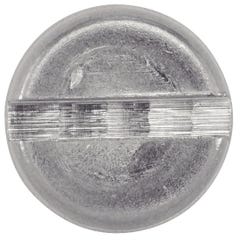 Vis à métaux tête cylindrique fendue A4 DIN 84 6X80 boîte de 100 - ACTON - 642106X80 2