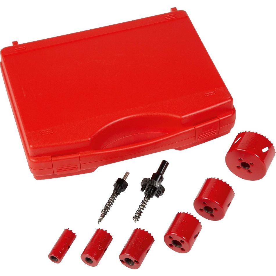 Coffret de 5 scies trépans avec accessoires - SAM OUTILLAGE - 705-C-8