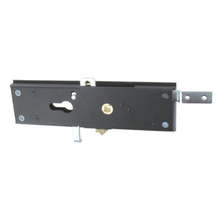 Serrure pour porte sectionnelle à pêne de 200mm finition noir - TIRARD - ES192303