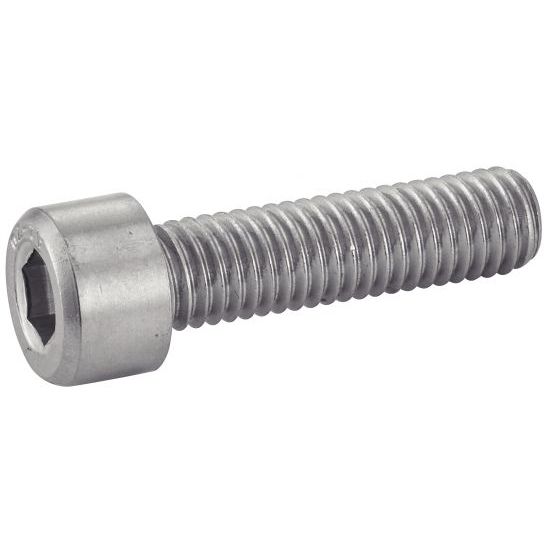 Vis métaux tête cylindrique 6 pans creux inox A2 DN 912 10X110 boîte de 50 - ACTON - 6220110X110