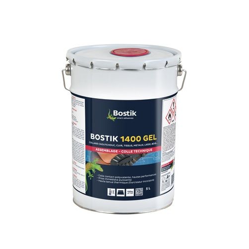 Colle contact néoprène 1400 gel bidon 5L - BOSTIK - 30504073