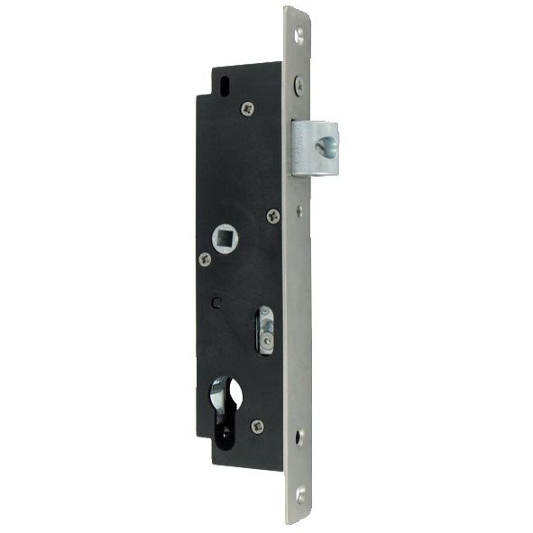 Serrure de portail GK axe 29mm à encastrer finition noir - TIRARD - GK492001
