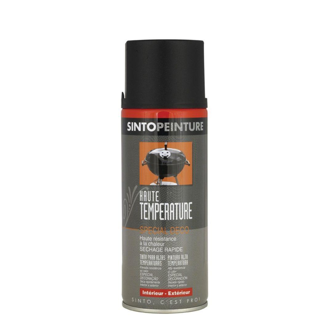 Peinture haute température aérosol noir 400ml - SINTO - 925710