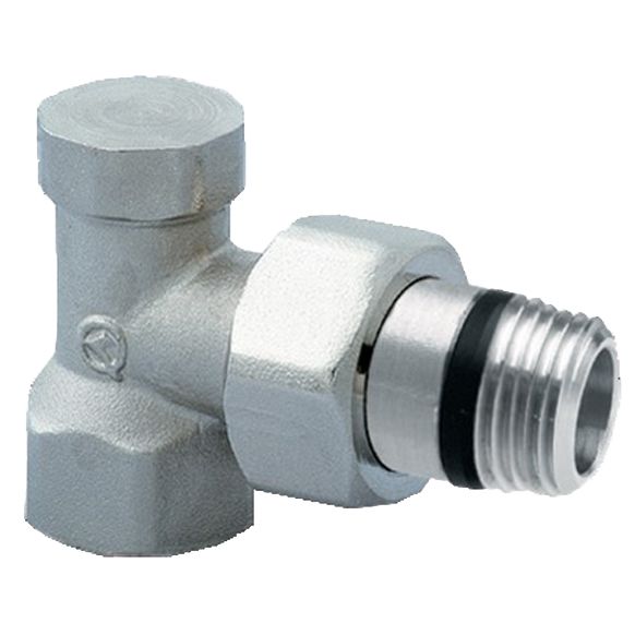 Coude de réglage équerre nickelé pour robinet de radiateur 3/4'' - ORKLI - 1035
