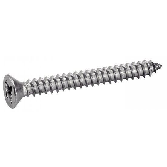 Vis tôle tête fraisée pozidrive A4 DIN 7982 2.9X19 boîte de 200 - ACTON - 644082,9X19