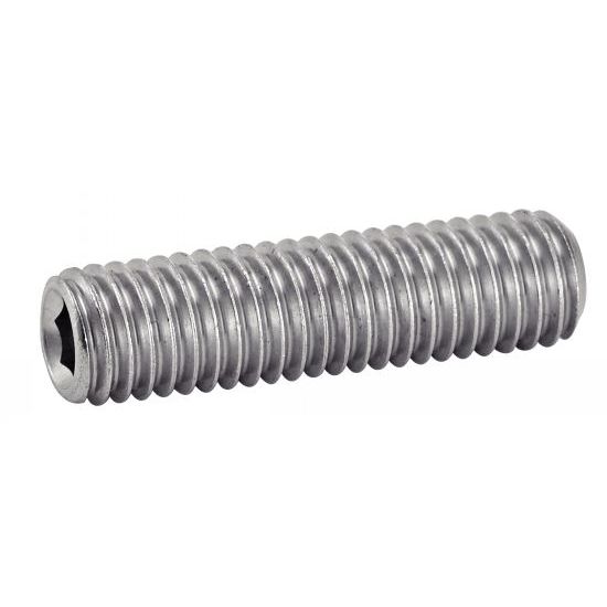 Vis à métaux sans tête hexagonale creuse bout plat DIN 913 10X20 boîte de 100 - ACTON - 6420410X20