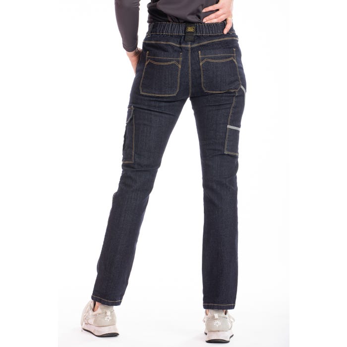 Jeans de travail multi poches stretch brut BETTYA 'Rica Lewis' 3