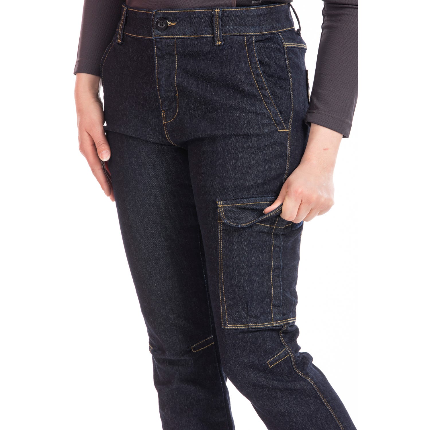Jeans de travail multi poches stretch brut BETTYA 'Rica Lewis' 2