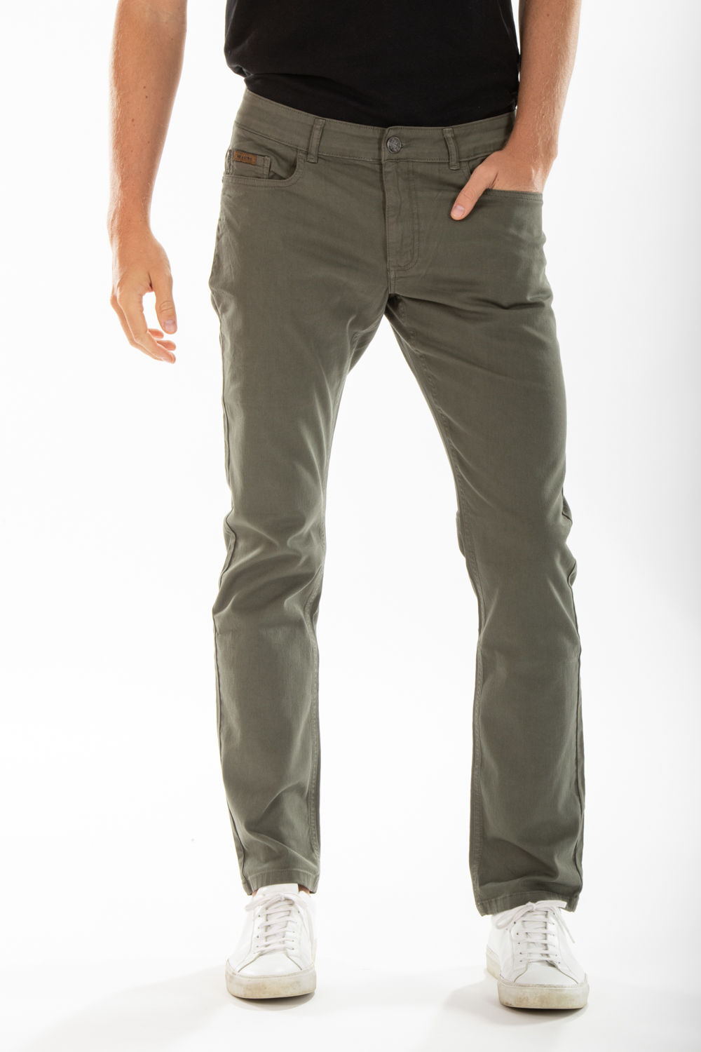 Jeans RL70 Fibreflex® Smartphone, coupe droite confort TELLD KAKI 40