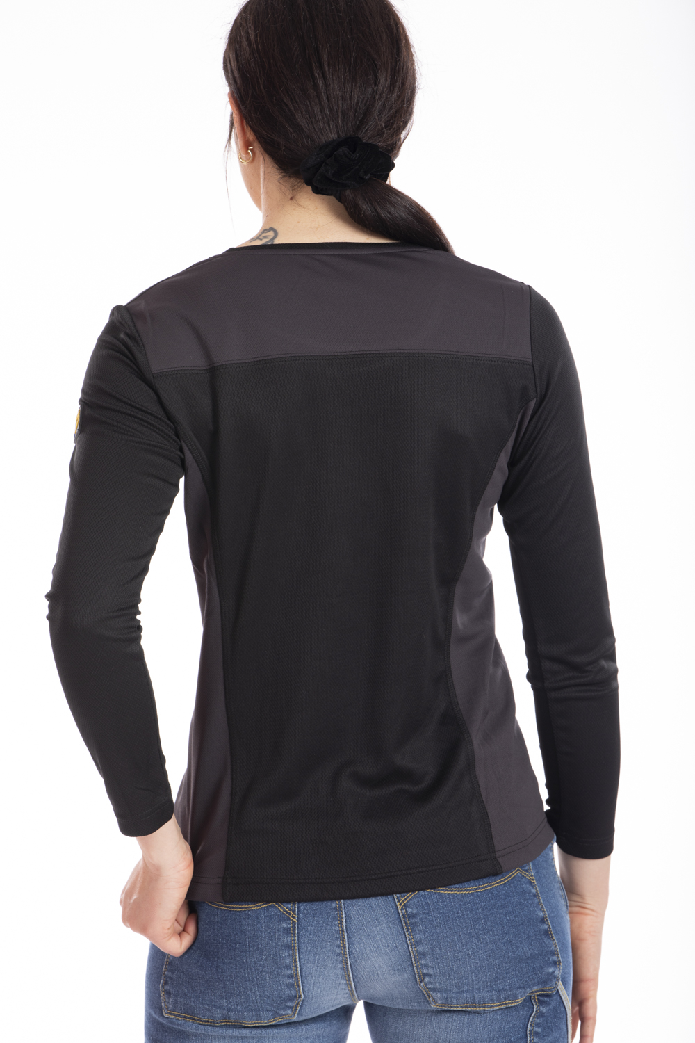 T-shirt de travail à manches longues HOLLY NOIR S