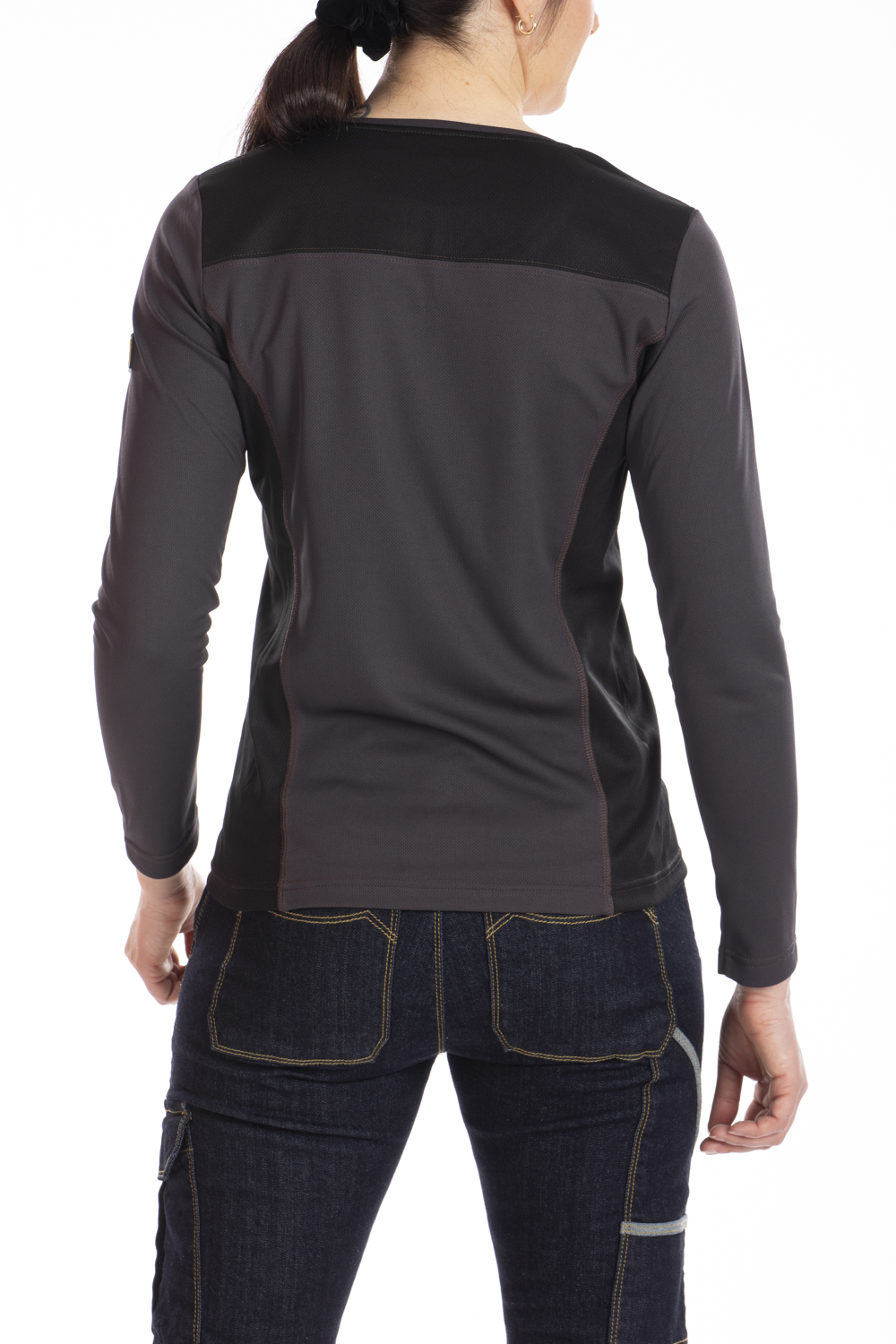 T-shirt de travail à manches longues HOLLY GRIS XL