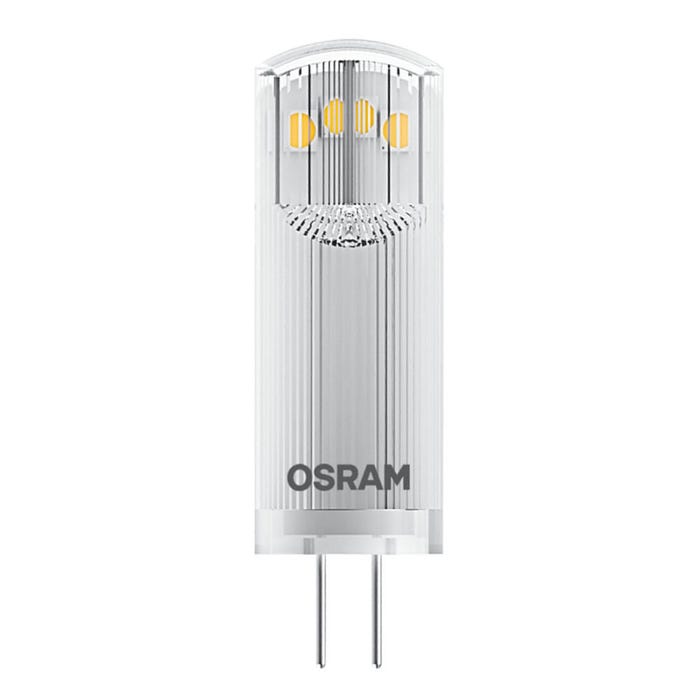 ampoule à led - osram parathom led pin - g4 - 1.8w - 2700k - 200 lm - claire - osram 622692 1