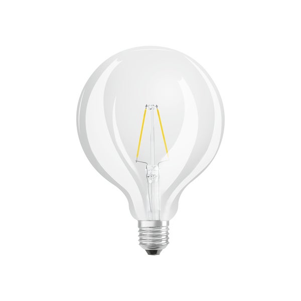 Osram Retrofit LED E27 Globe Filament Claire 2.5W 250lm - 827 Blanc Très Chaud | Équivalent 25W 0