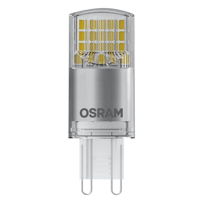 ampoule à led - osram parathom led pin - g9 - 4.2w - 2700k - 470 lm - claire - osram 626072 0