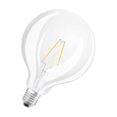 ampoule à led - osram parathom filament - e27 - 11w - 2700k - 1521 lm - globe100 - dépolie - osram 590618 2