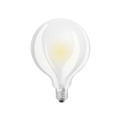 ampoule à led - osram parathom filament - e27 - 11w - 2700k - 1521 lm - globe100 - dépolie - osram 590618 0