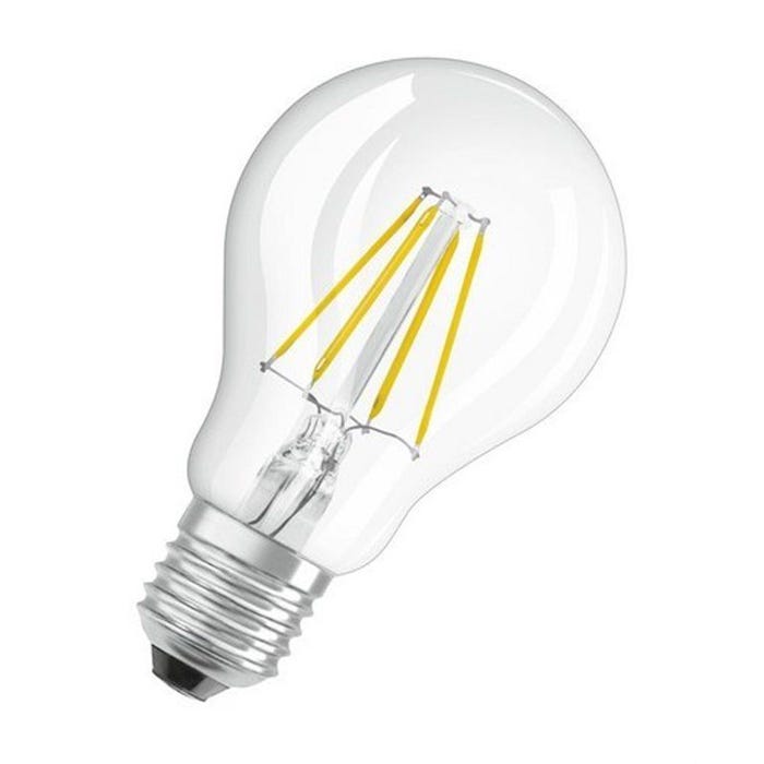 ampoule à led - osram parathom fil - e27 - 4w - 2700k - 470 lm - cla40 - claire - osram 592131 3