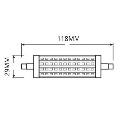 Osram Parathom Line LED R7s 118mm 16W 2000lm - 827 Blanc Très Chaud | Dimmable - Équivalent 120W 4