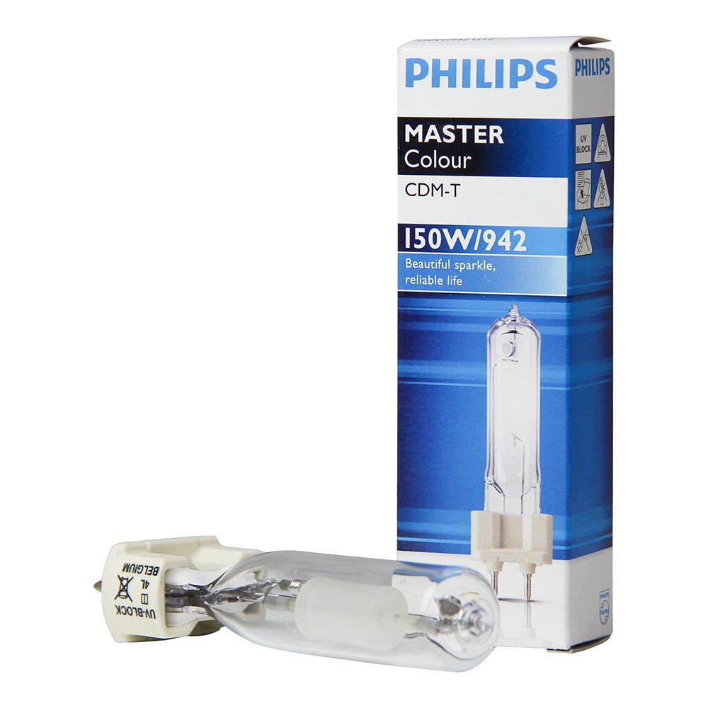 Ampoule G12 Philips - MASTERColour CDM-T 150W/942 G12 - Blanc Froid 1