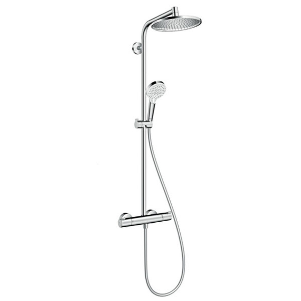 Showerpipe hansgrohe crometta s 240 1jet ecosmart chromé