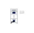 Villeroy & Boch Viconnect Pro Pack Bâti support pour WC suspendu + Plaque de déclenchement double touche blanche (92214468)