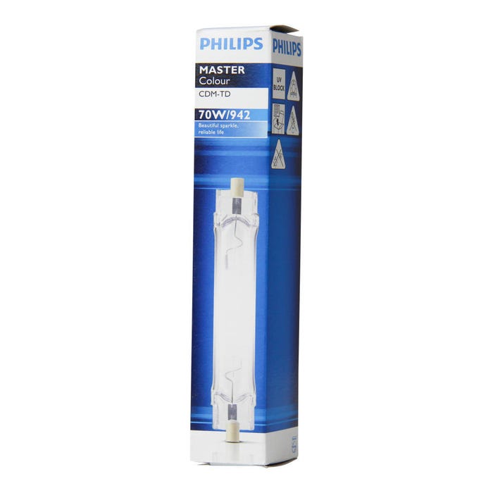Ampoule LED RX7S Philips - MASTERColour CDM-TD 70W/942 RX7S 1CT/12 - Blanc Froid 2