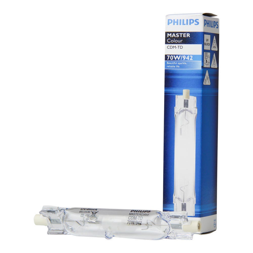 Ampoule LED RX7S Philips - MASTERColour CDM-TD 70W/942 RX7S 1CT/12 - Blanc Froid 1