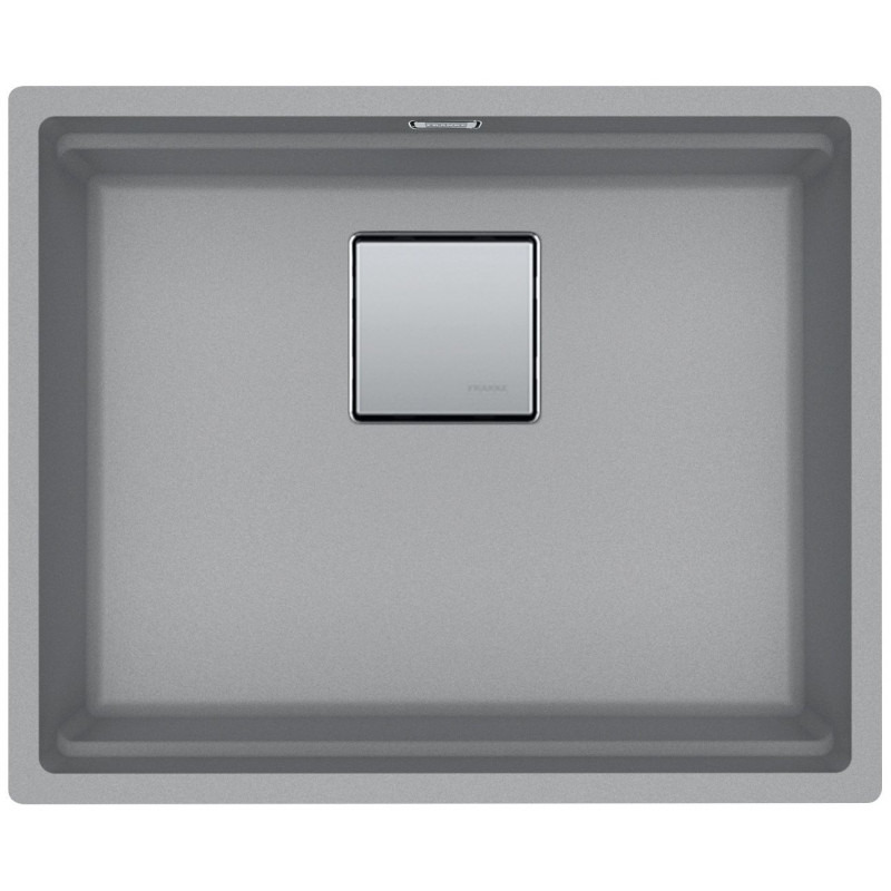 Franke Kubus 2 KNG 110-52 Fragranit+ Évier de cuisine sous-plan Pierre grise