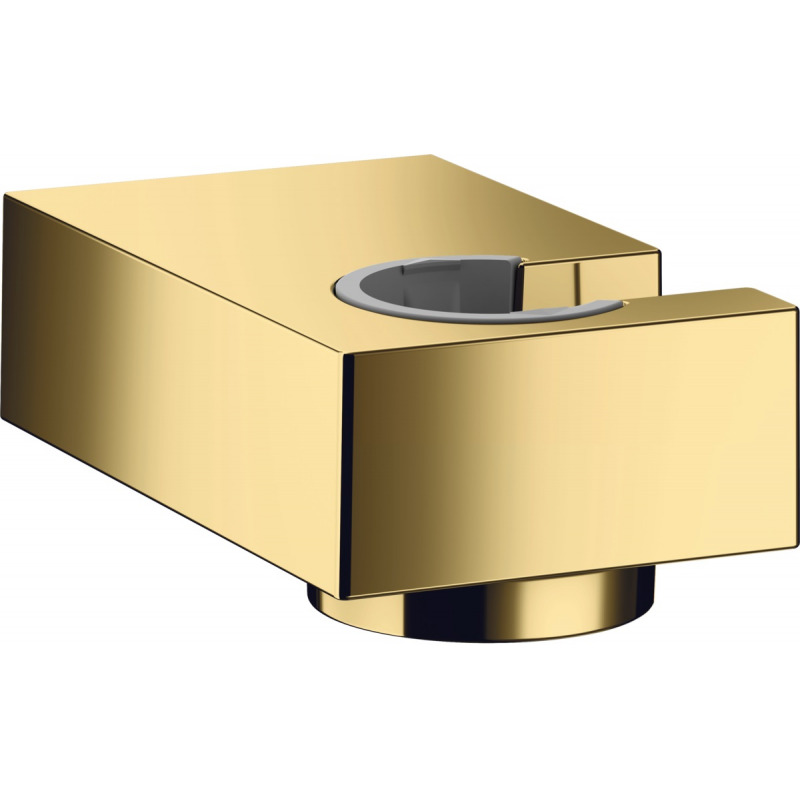 Hansgrohe Support mural pour douchette universel E, Aspect Doré poli (28387990)