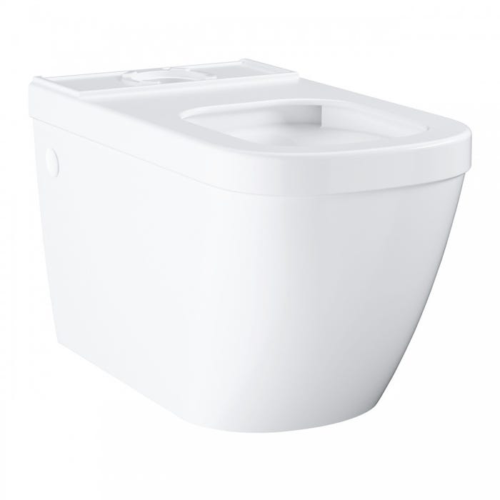 Grohe Ceramic Pack WC à poser Triple Vortex + Réservoir de chasse + Abattant déclipsable, Blanc alpin (39462Classic1) 3