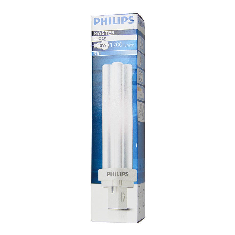 Lampe fluo-compacte 18W GE 830 2 broches G24D-2 - PHILIPS - 620910 3