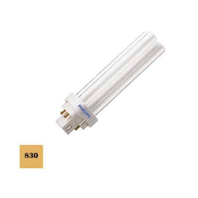 Ampoule PHILIPS basse consommation - 1800 Lumens - 3000 K - G24q-3 - 26W 4