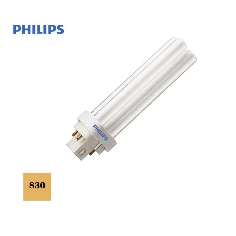Ampoule PHILIPS basse consommation - 1800 Lumens - 3000 K - G24q-3 - 26W 7