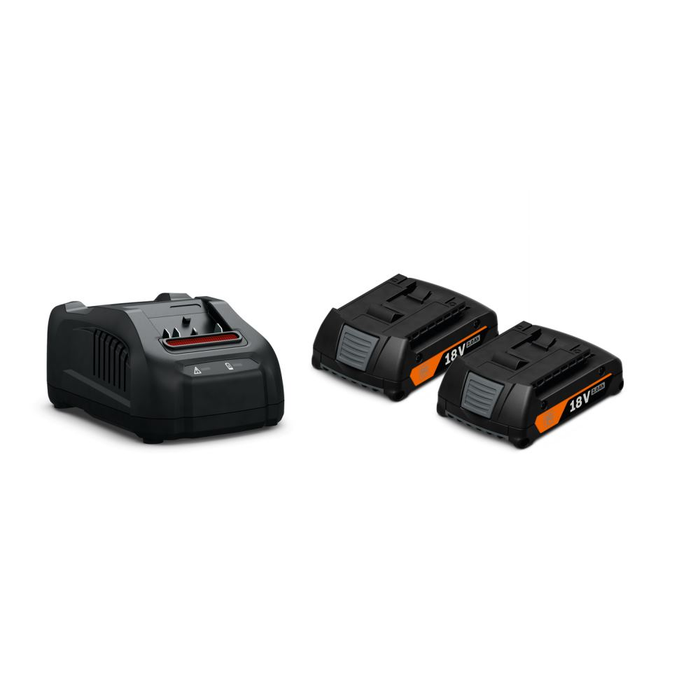 Pack de 2 batteries 18V GBA 2Ah AMPShare avec chargeur - FEIN - 92604244010 1