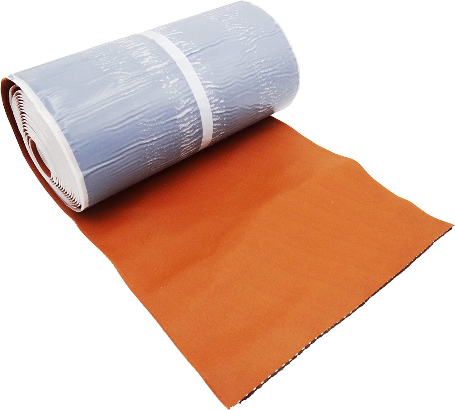 Solin rouge en rouleau auto-adhésif EPDM 30 cm x 5 m